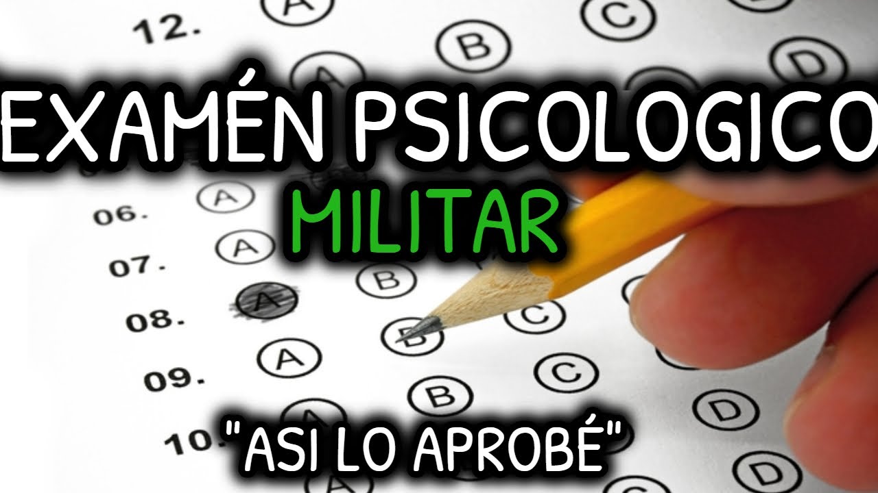 Examen De Psicologia De La Marina